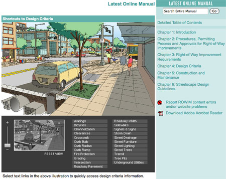 Image: Seattle's Web Interface