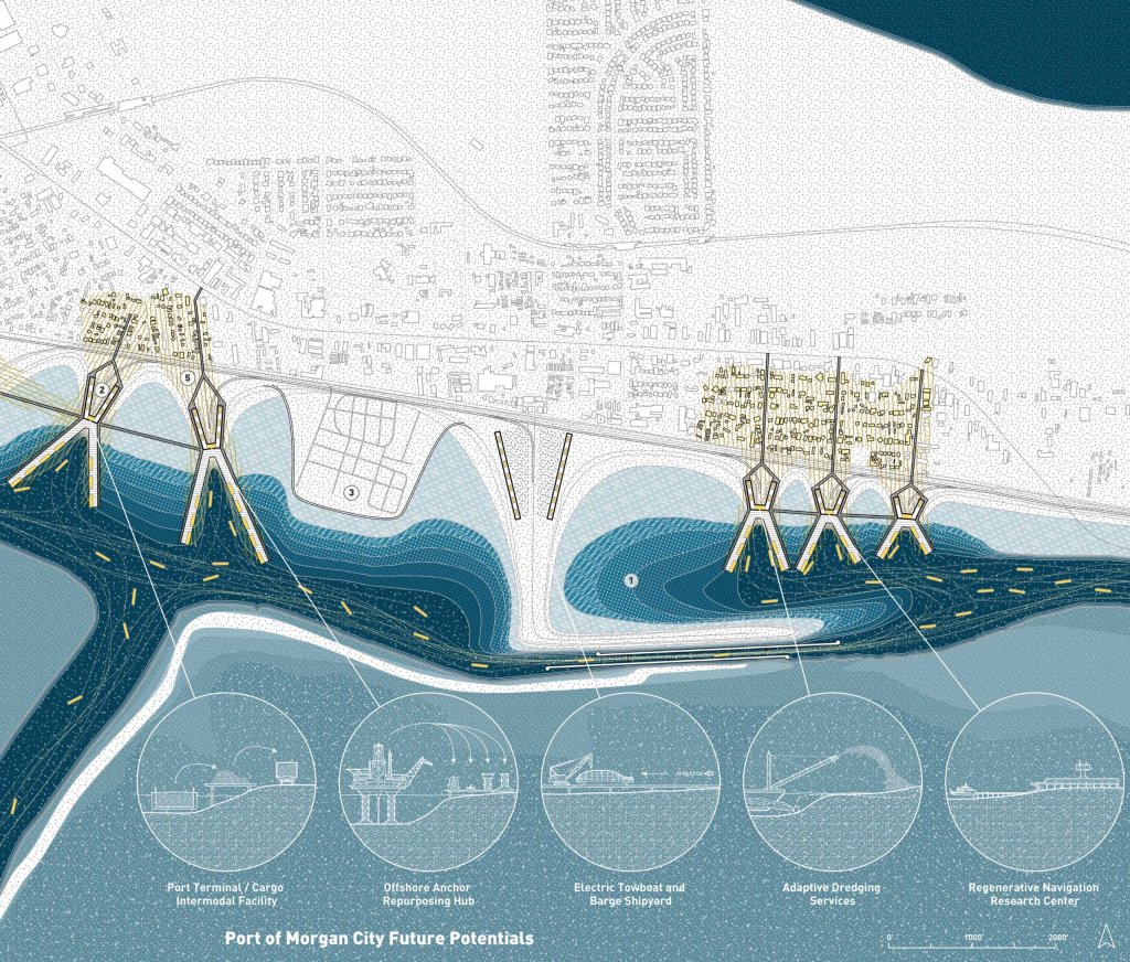 Map of the Port of Morgan City Future Potentials