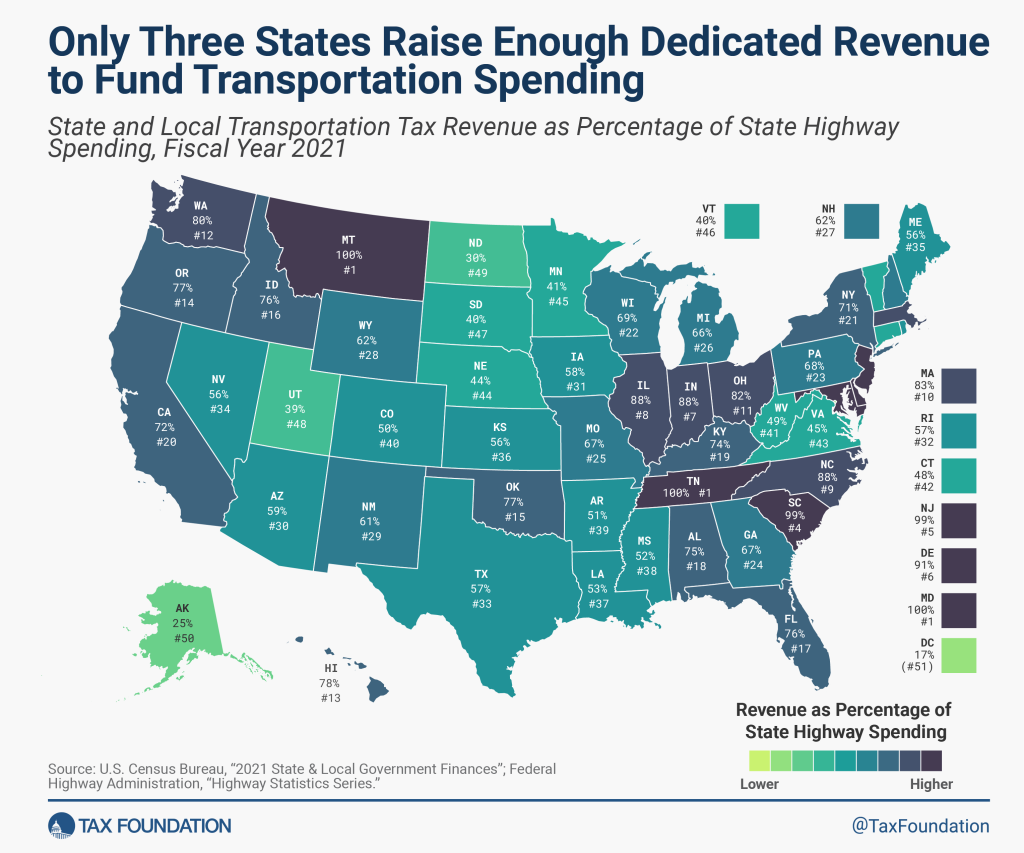 Tax Foundation Road Funding By State 2024