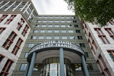 US Department of Transportation headquarters building in Washington DC.