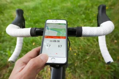 Strava running and online cycling gps