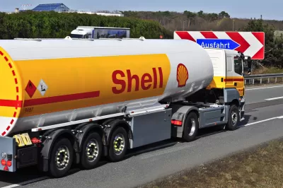 big gas truck shell