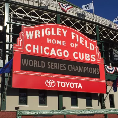 In Chicago, the neighborhood around Wrigley Field continues to grow