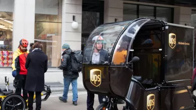 UPS tests cargo tricycles in U.S. cities, not Philly - WHYY