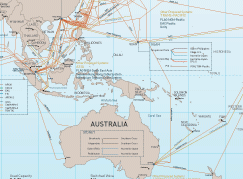 Submarine Cable Map, courtesty of Telegeography (http://www.telegeograph.com)